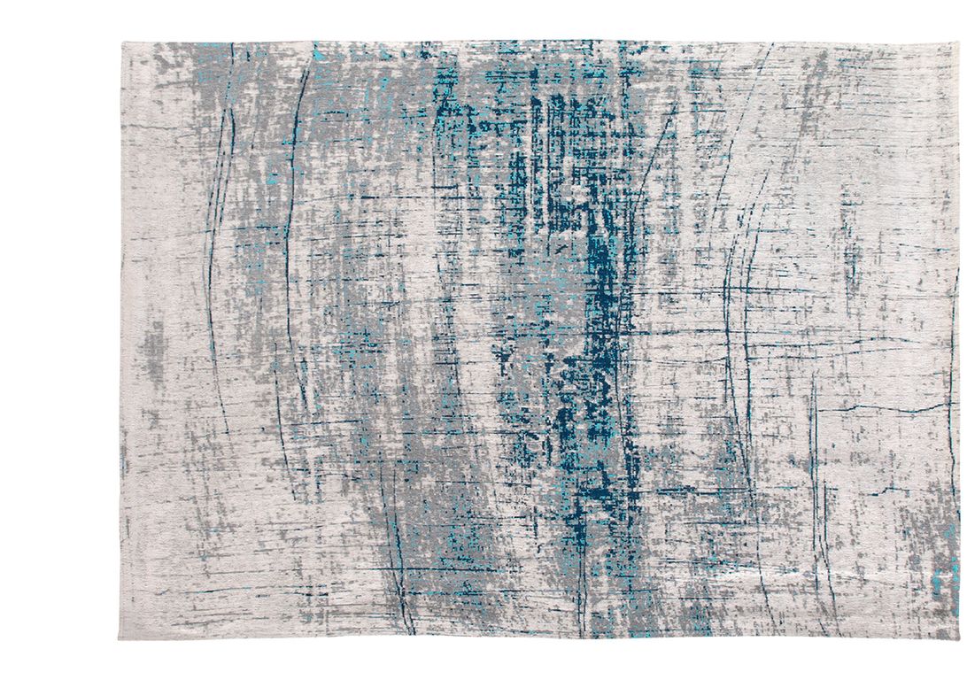 Tapis GRIFF Louis De Poortere, effacé  bleu