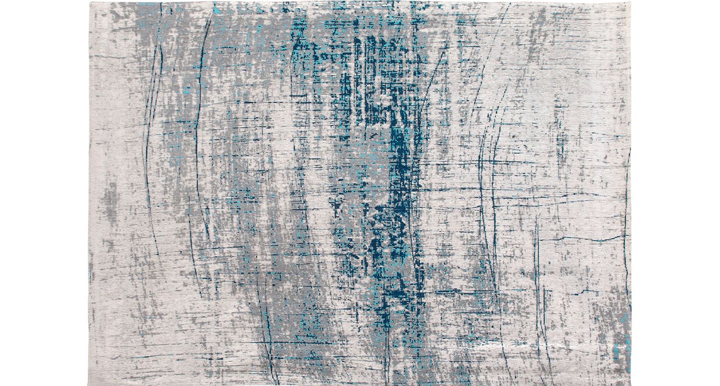 Tapis GRIFF Louis De Poortere, effacé  bleu