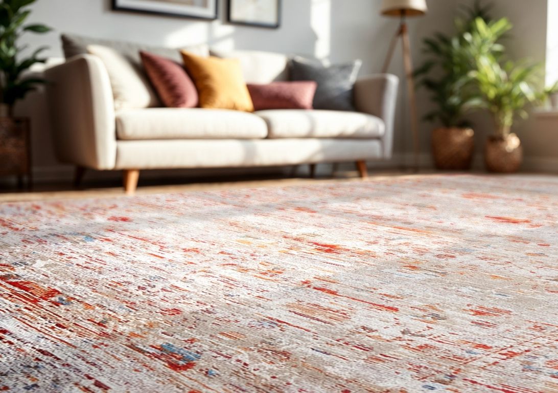 Tapis USHAK Louis De Poortere, oriental classique Galata sunset