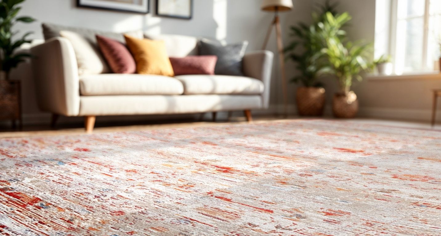 Tapis USHAK Louis De Poortere, oriental classique Galata sunset