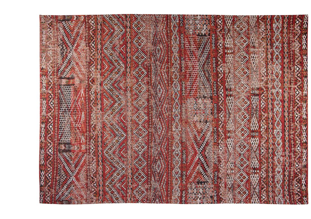 Tapis ANTIQUE KILIM Louis De Poortere, ethnique  rouge