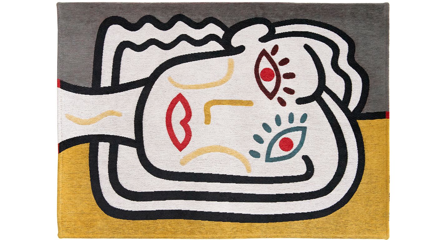 Tapis DORA Louis De Poortere, graphique  multicolore