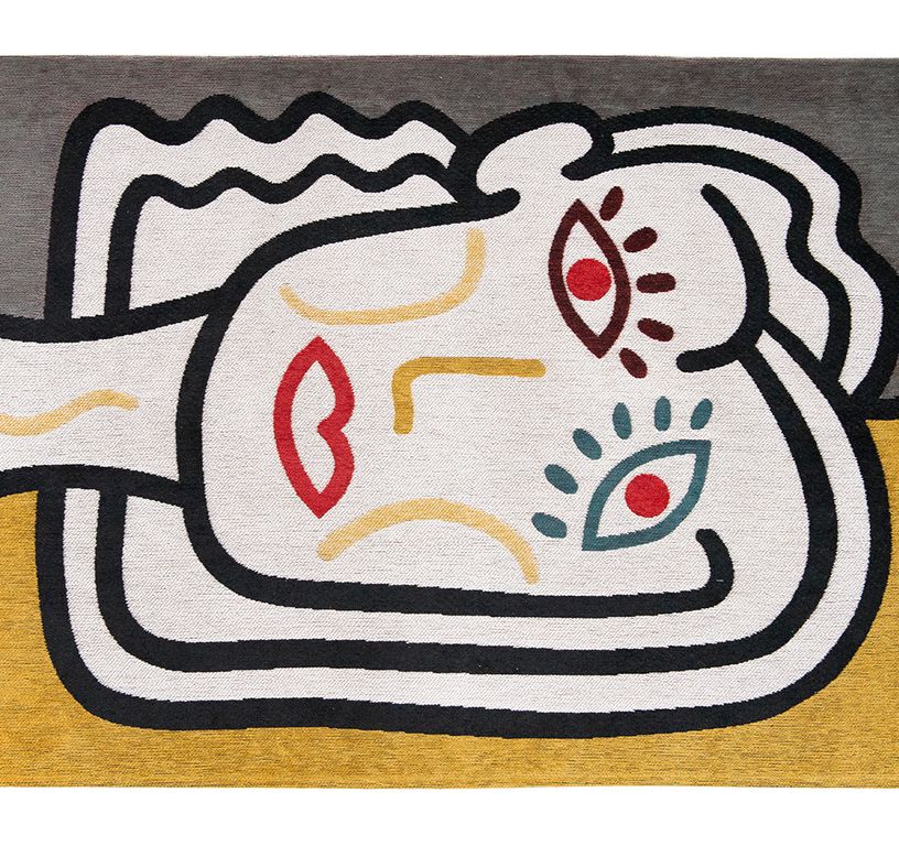 Tapis DORA Louis De Poortere, graphique  multicolore