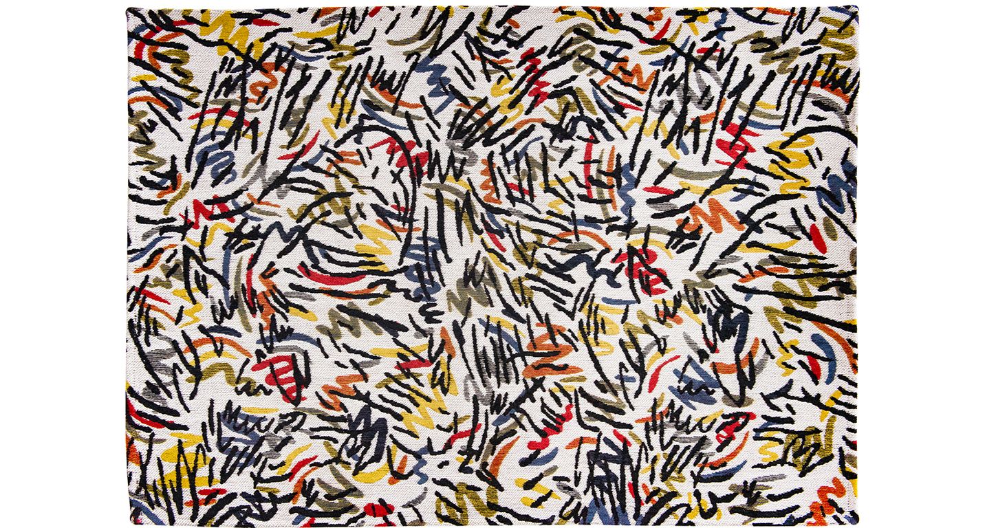 Tapis GRAFFITO Louis De Poortere, graphique  multicolore