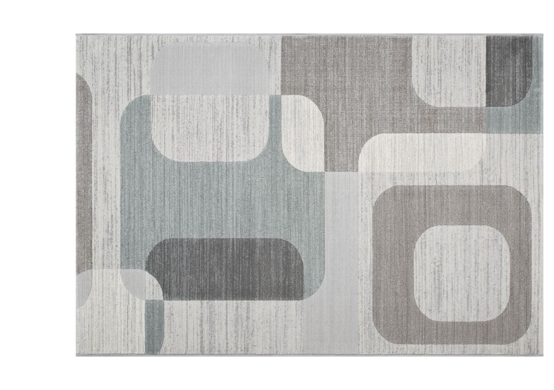Tapis BAUHAUS , géométrique  gris