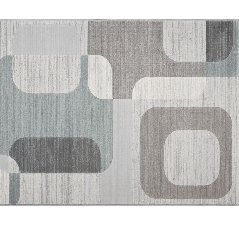 Tapis BAUHAUS , géométrique  gris