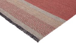 Tapis PIAZA , rayure terracota