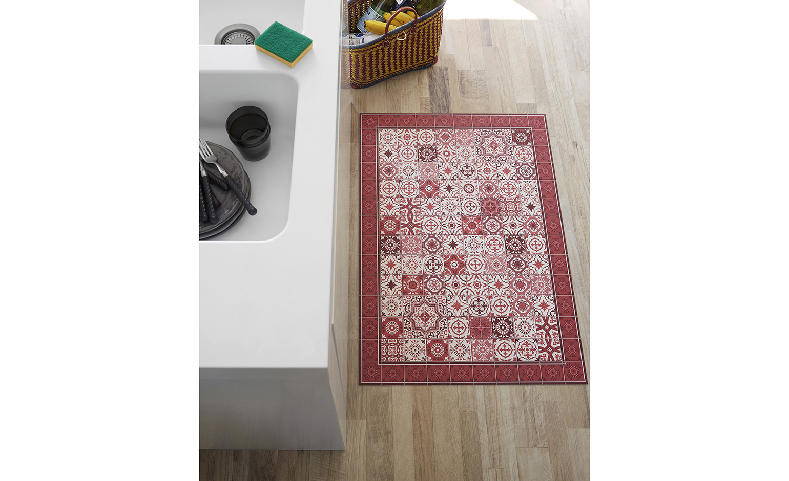 Tapis VIRTUO ROUGE,  rouge