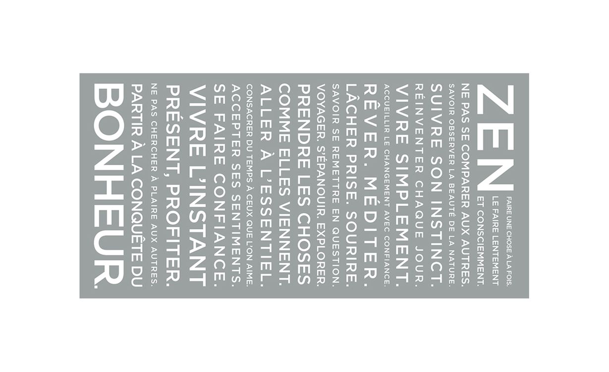 Tapis ZEN. ,  gris