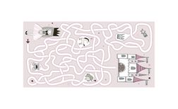 Tapis PRINCESS ,  rose
