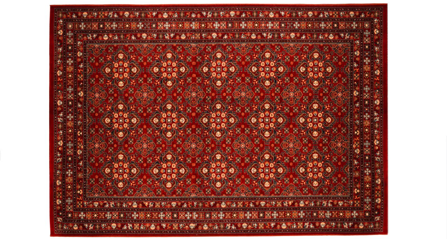 Tapis SAMIA , oriental  rouge