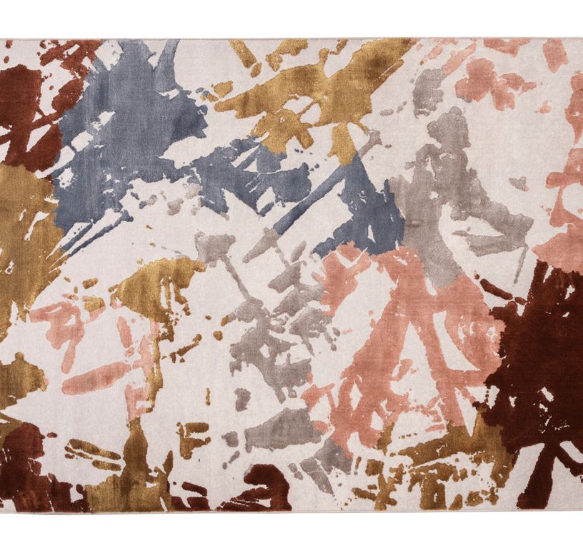 Tapis JOYCE , faux-uni  multicolore