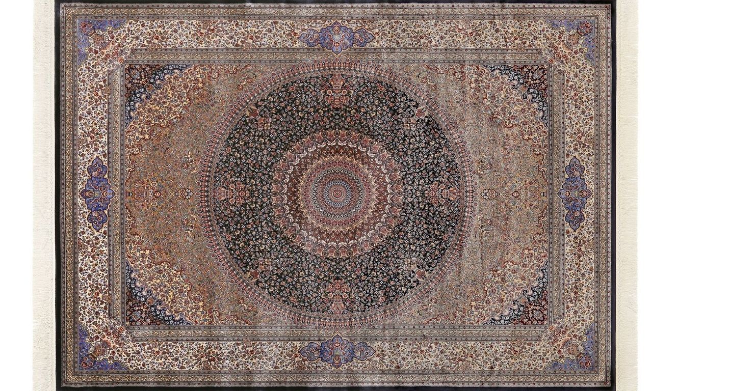 Tapis TÄBRIZ , oriental  multicolore