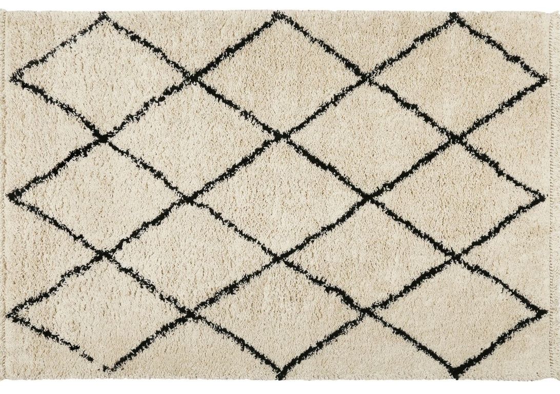 Tapis STUDIO TWO , berbère  beige noir