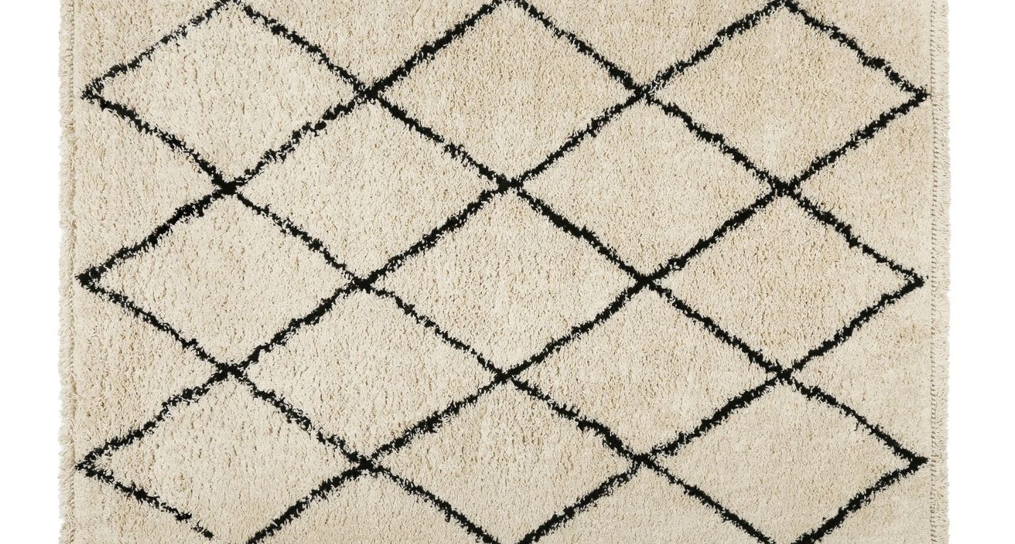 Tapis STUDIO TWO , berbère  beige noir