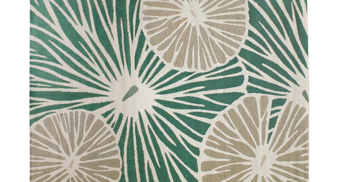 Tapis ELIOS , végétal  vert, beige