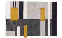 Tapis COMBO Papilio, patchwork gris, beige, jaune