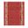 Passage d'escalier AVENUE ALLOVER, moquette velours ras, motif Classique, col rouge