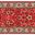 Passage d'escalier AVENUE PERSAN, moquette velours ras, motif Orient, col rouge