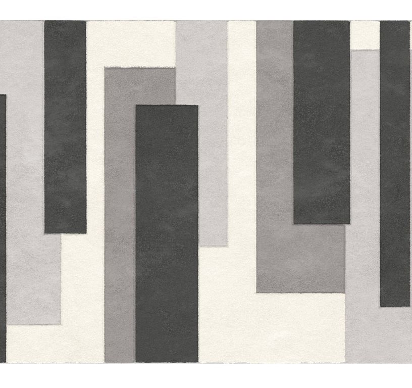 Tapis LACIS , géométrique gris
