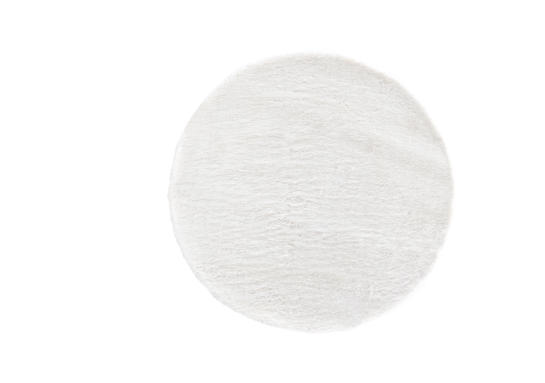 Tapis SWEETY , uni  blanc