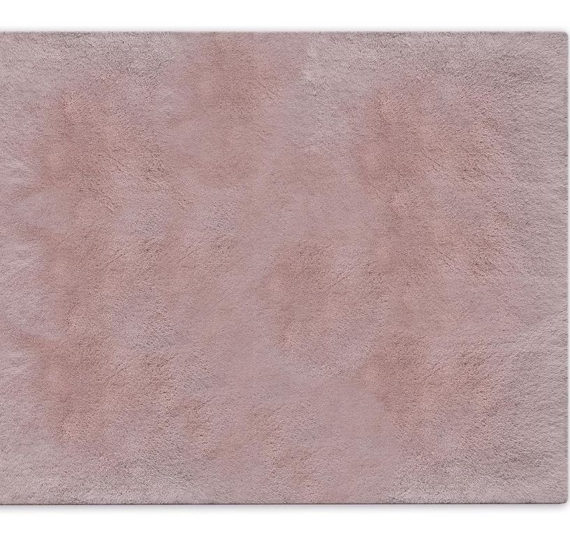 Tapis SWEETY , uni  rose poudré