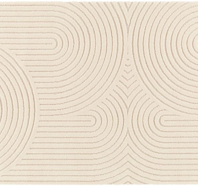 Tapis NATIVE , géométrique  beige