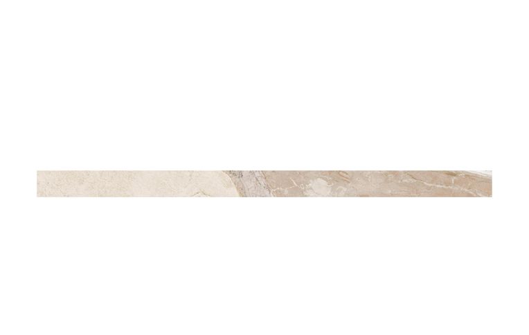 Plinthe carrelage BELINDA PLINTHE BEIGE, aspect marbre 7x120cm, h 7.00 x L 120.00 cm
