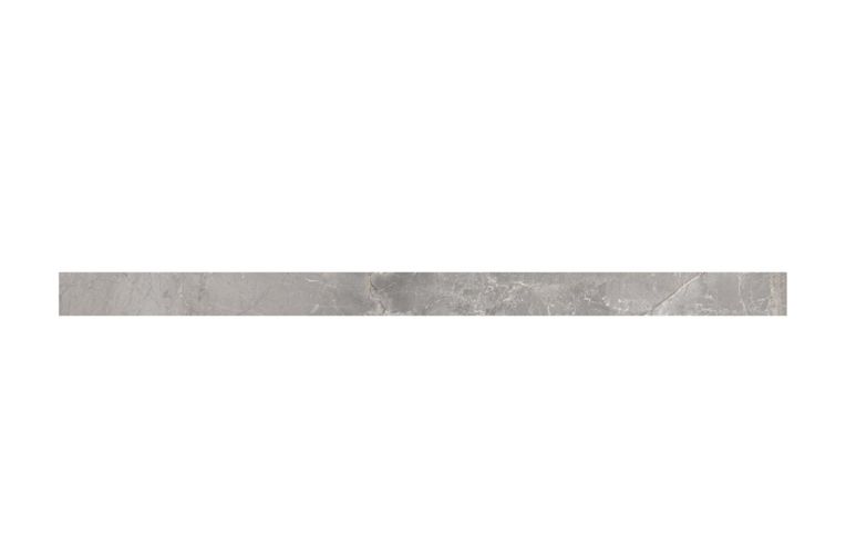 Plinthe carrelage CHARMANT PLINTHE GRIS, aspect marbre 7x120cm, h 7.00 x L 120.00 cm
