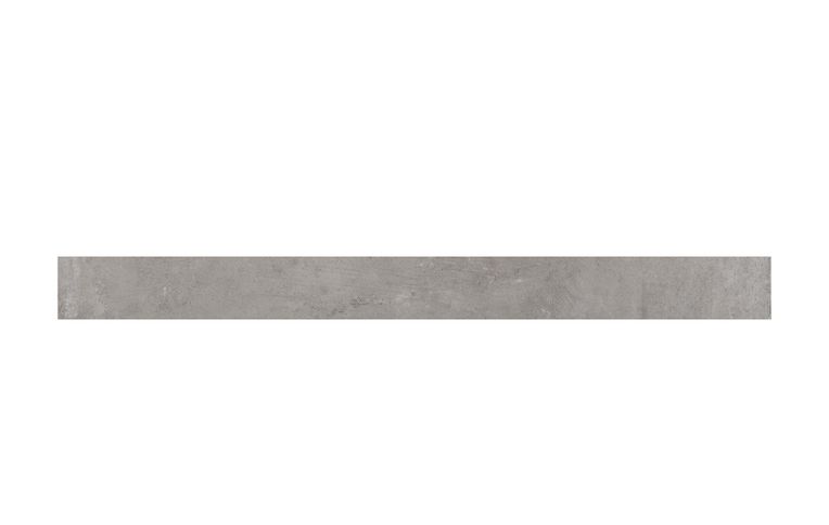 Plinthe carrelage NORDIA PLINTHE GRIS CLAIR, aspect béton 7x80cm, h 7.00 x L 80.00 cm