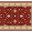 Tapis CHOBY , oriental classique  crème rouge