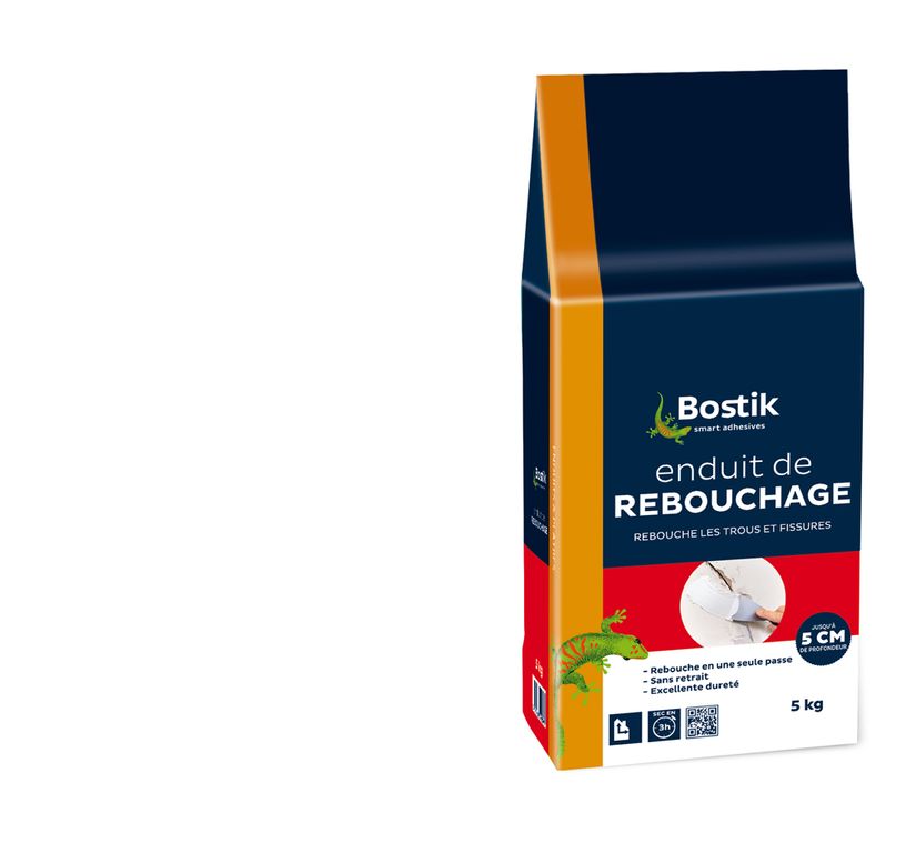 ENDUIT REBOUCHAGE POUDRE, pour sols , en poudre,  kg