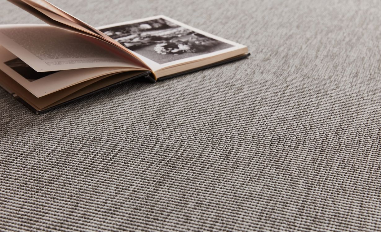 Moquette bouclée STARDUST FE , col Gris , rouleau 4.00 m