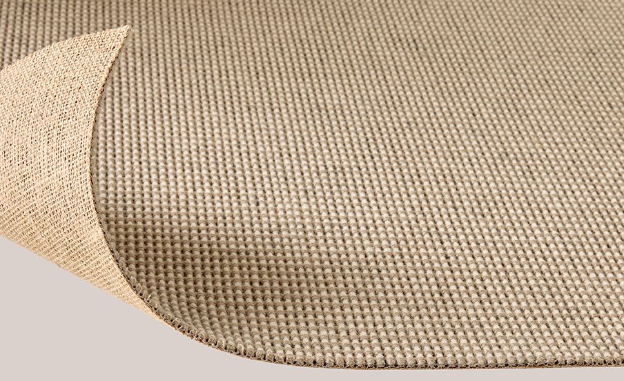 Moquette bouclée FLANDERS4M, col vanille, rouleau 4.00 m
