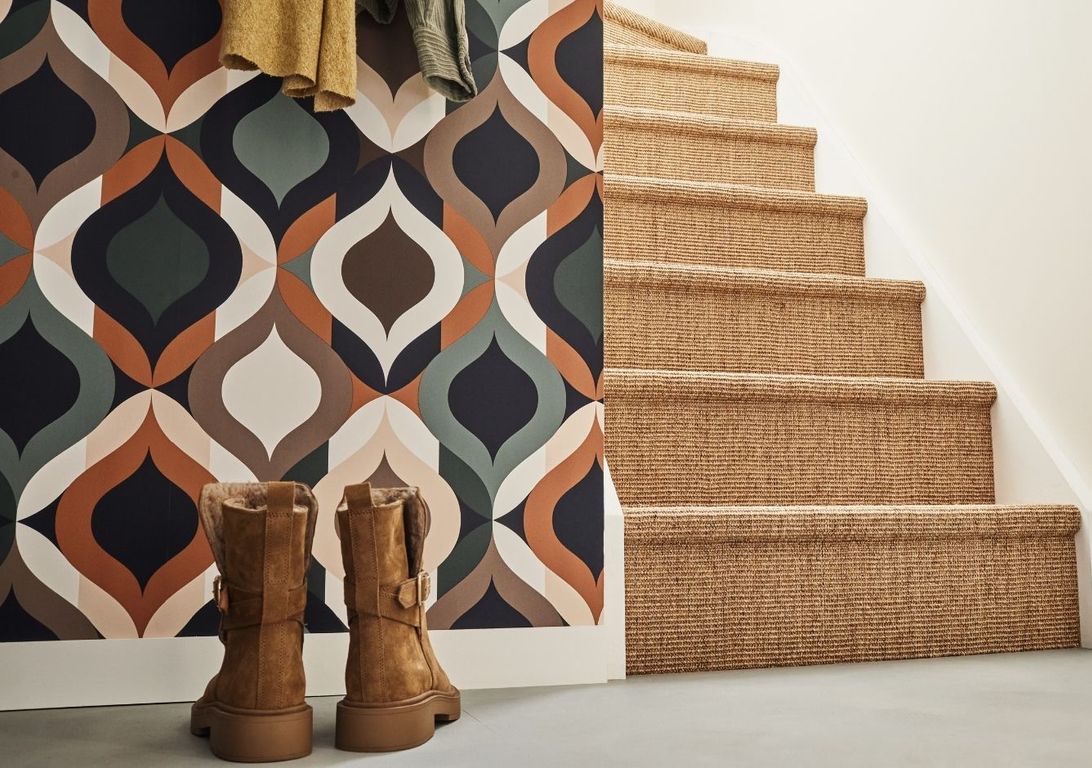 Sisal LIVOS, col Camel, rouleau 4.00 m