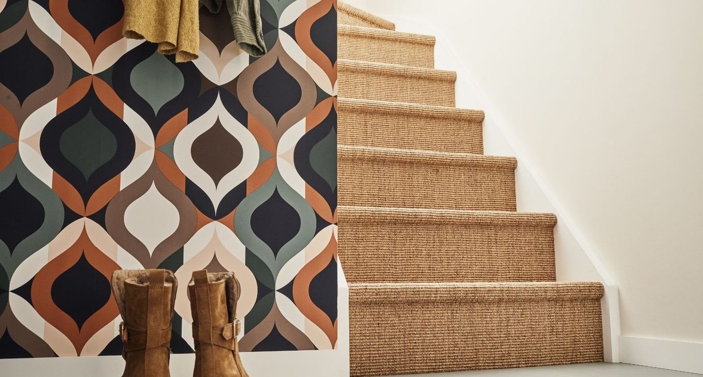 Sisal LIVOS, col Camel, rouleau 4.00 m