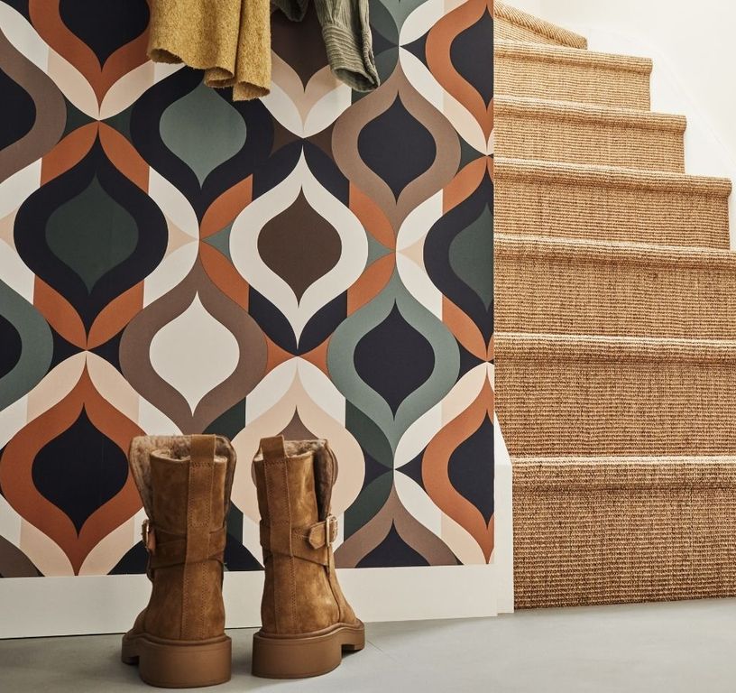 Sisal LIVOS, col Camel, rouleau 4.00 m