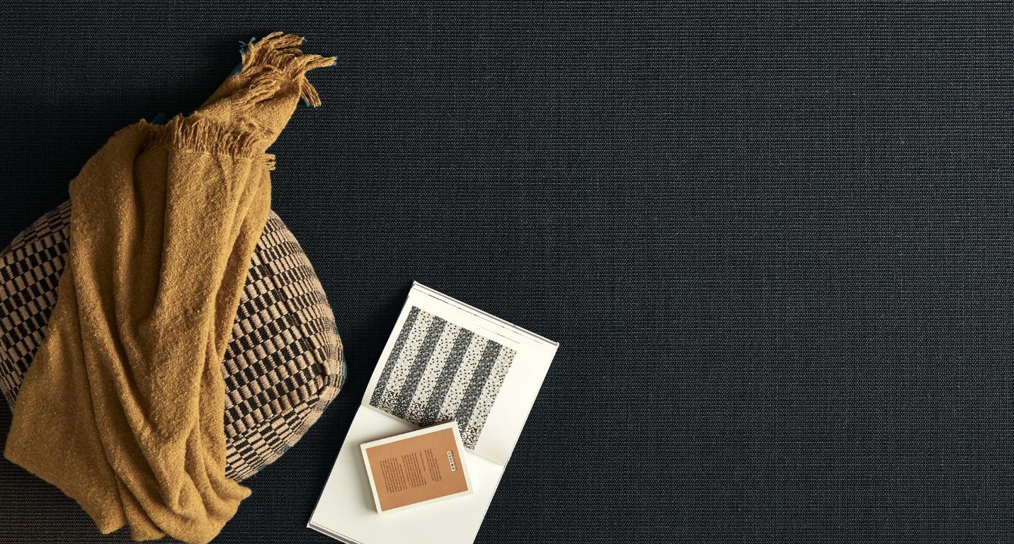 Sisal LIVOS, col NOIR, rouleau 4.00 m