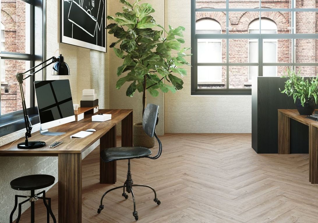 Sol vinyle INVICTUS BATON ROMPU , Bois chêne authentique, lame 14.50 x 74.30 cm