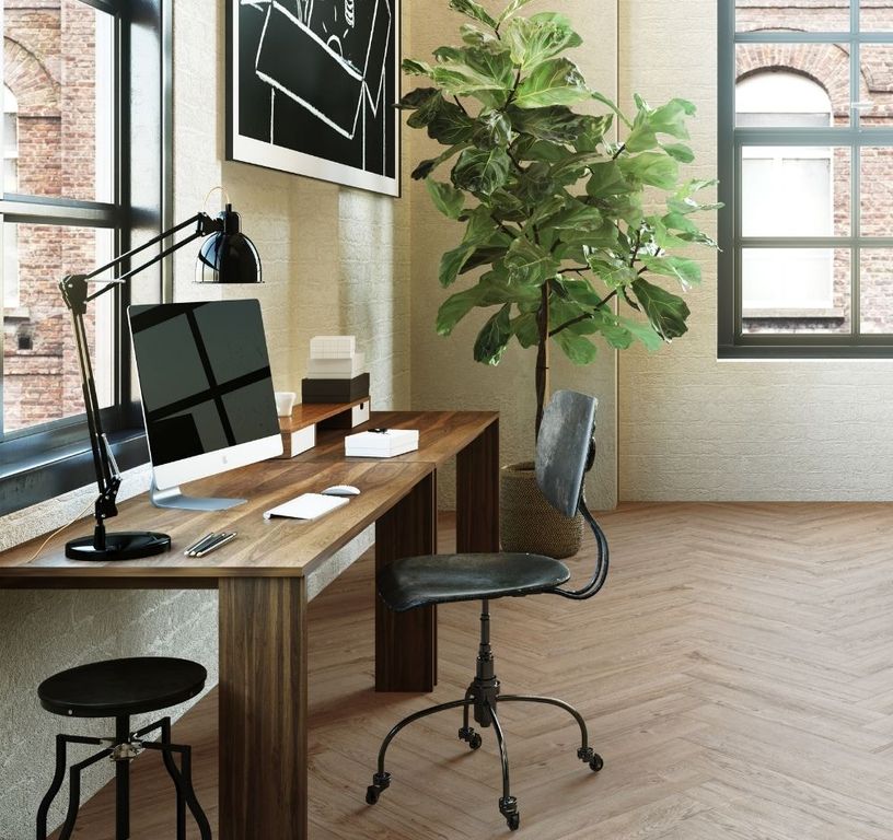 Sol vinyle INVICTUS BATON ROMPU , Bois chêne authentique, lame 14.50 x 74.30 cm