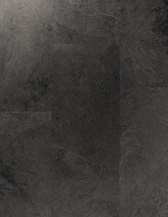 Sol vinyle ALPHA VINYL DALLE Quick Step, Carrelage gris clair, dalle 30.30 x 60.96 cm