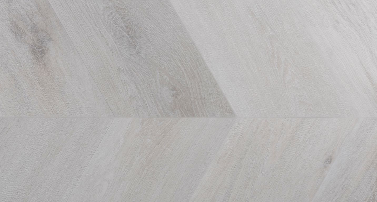 Sol vinyle CHAMBORD CHEVRON , Bois gris clair, lame 21.50 x 107.50 cm