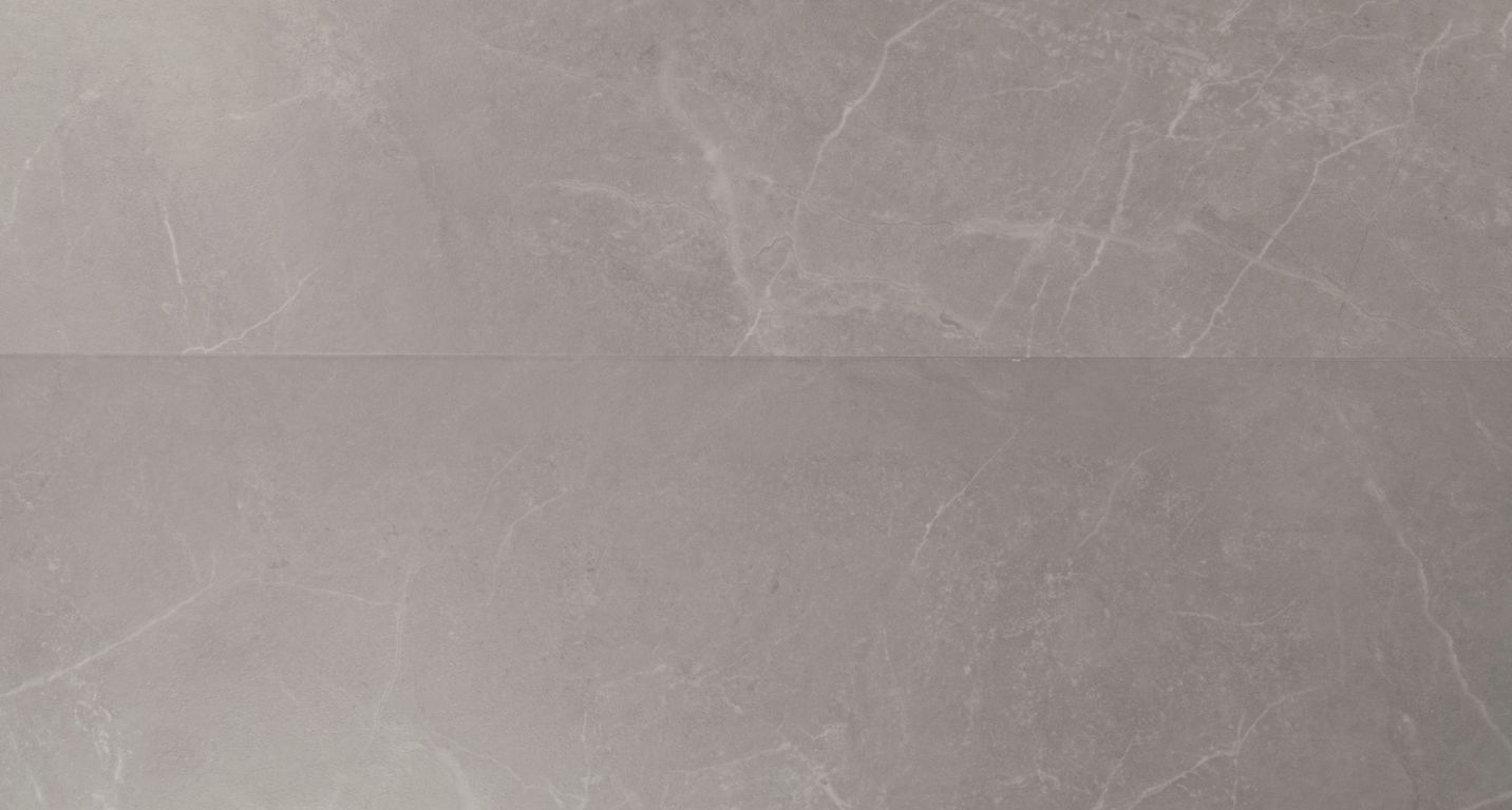 Sol vinyle CALDERA Lamett, Carrelage marmo grigio, dalle 61.50 x 123.00 cm