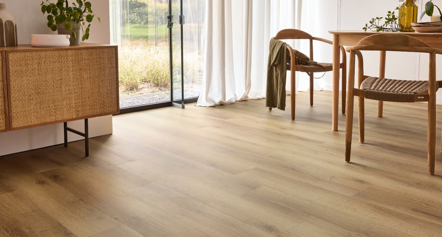 Sol vinyle EASYTREND SUPERMATT LAME Easytrend, Bois chêne authentique, lame 18.00 x 122.00 cm