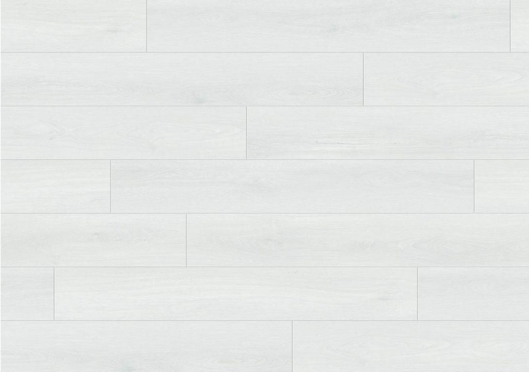 Sol vinyle EASYTREND SUPERMATT LAME Easytrend, Bois chêne blanc, lame 18.00 x 122.00 cm