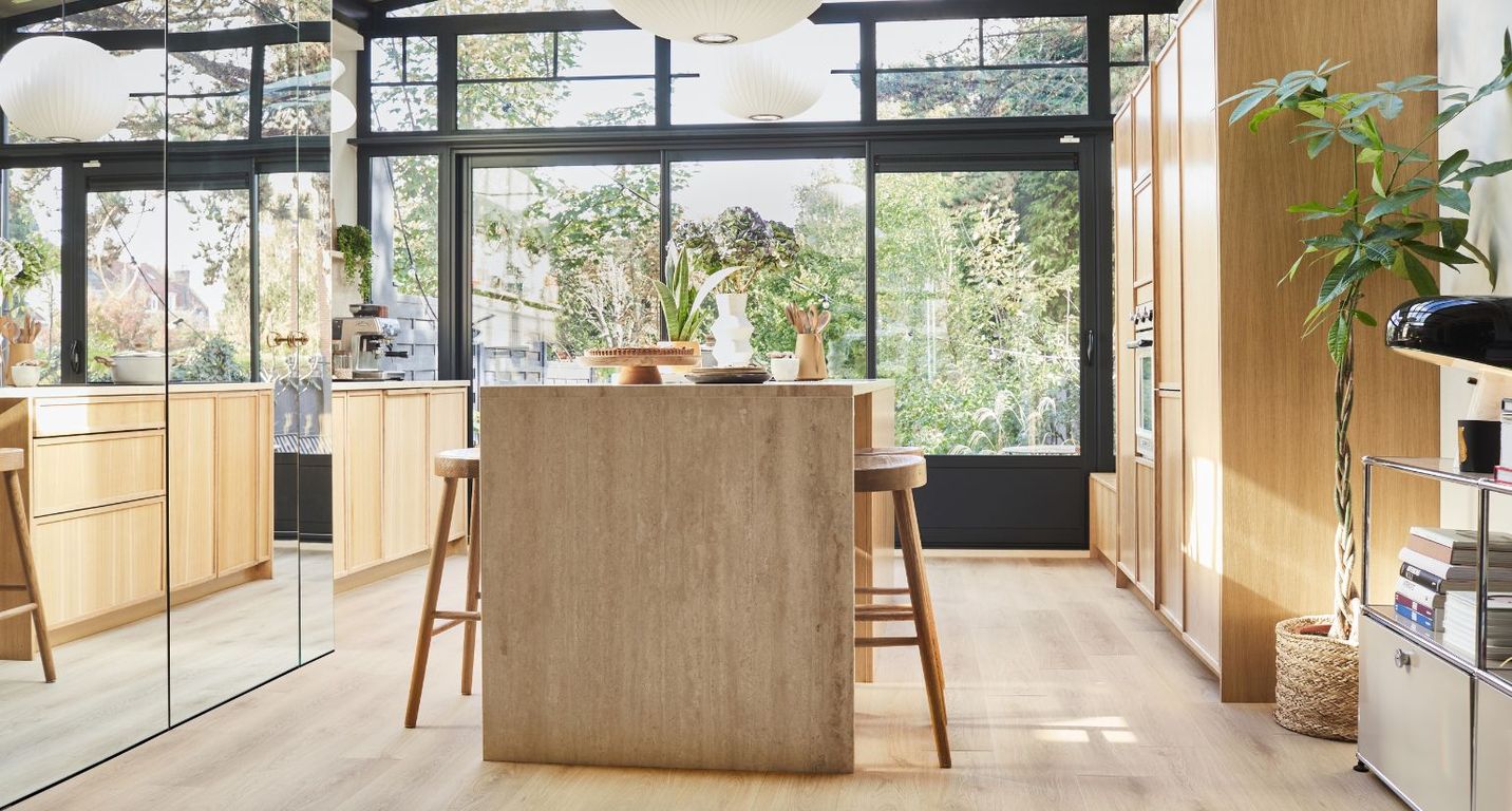 Sol vinyle EASYTREND SUPERMATT LAME Easytrend, Bois chêne nature clair, lame 18.00 x 122.00 cm