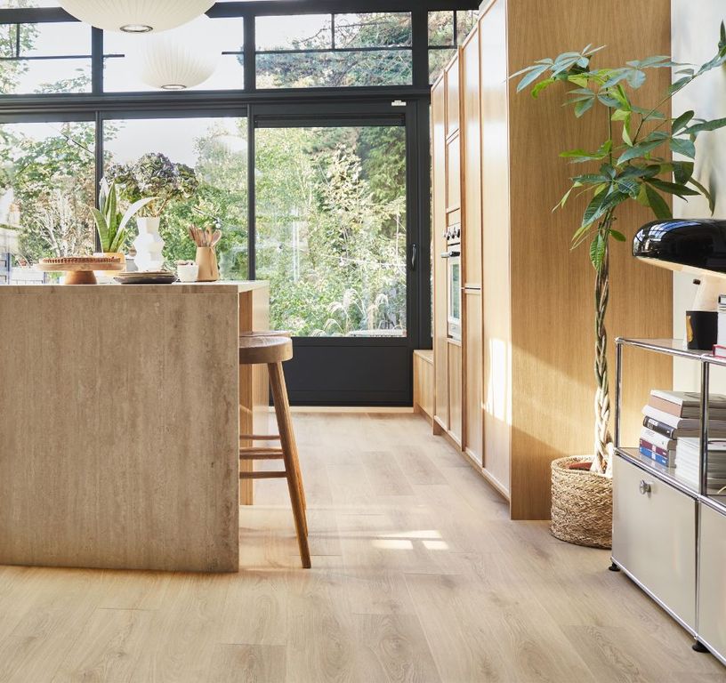 Sol vinyle EASYTREND SUPERMATT LAME Easytrend, Bois chêne nature clair, lame 18.00 x 122.00 cm