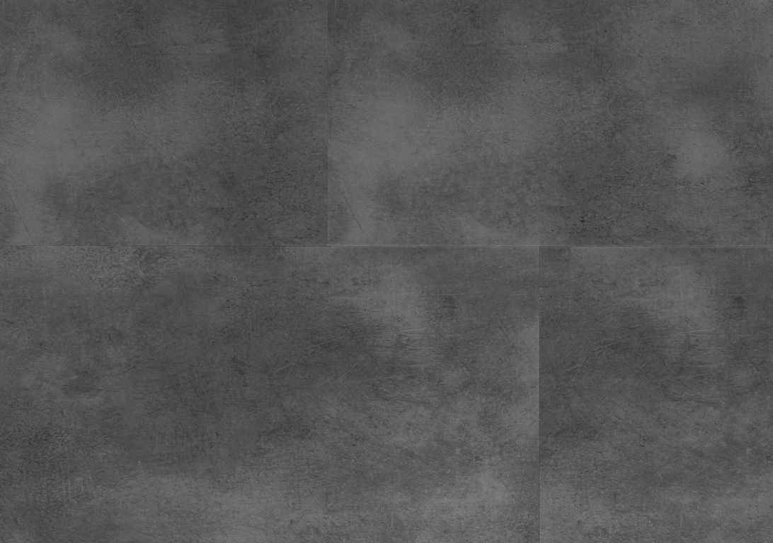 Sol vinyle EASYTREND SUPERMATT DALLE , Béton ciré foncé, dalle 40.60 x 81.20 cm