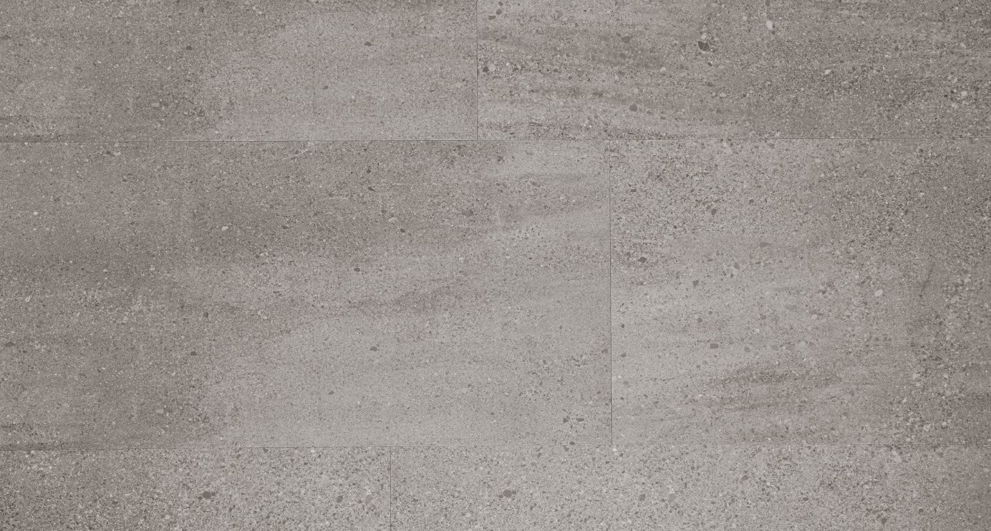 Sol vinyle EASYTREND SUPERMATT DALLE , Pierre grise minérale, dalle 40.60 x 81.20 cm