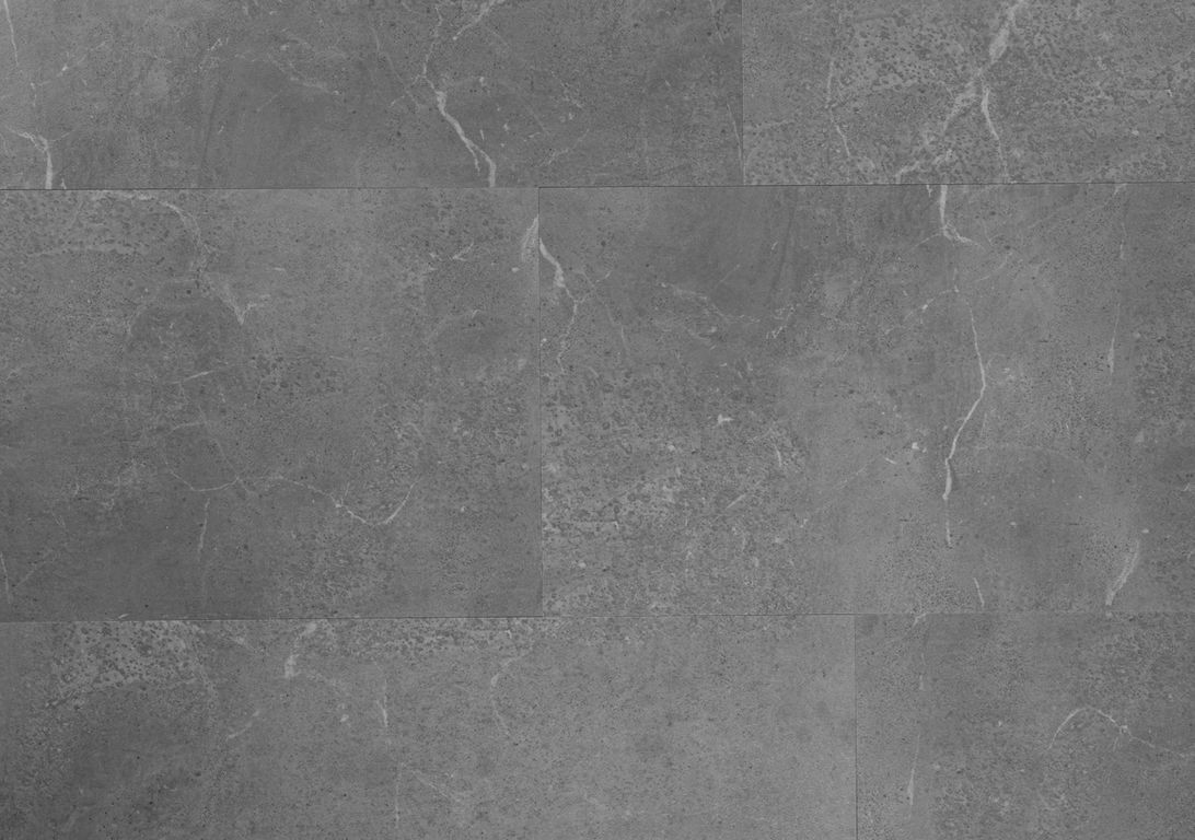 Sol vinyle EASYTREND SUPERMATT DALLE , Pierre marbré gris, dalle 40.60 x 81.20 cm